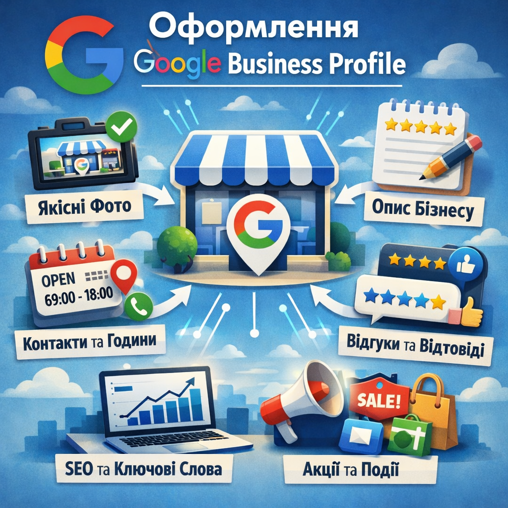 Як правильно оформити Google Business Profile