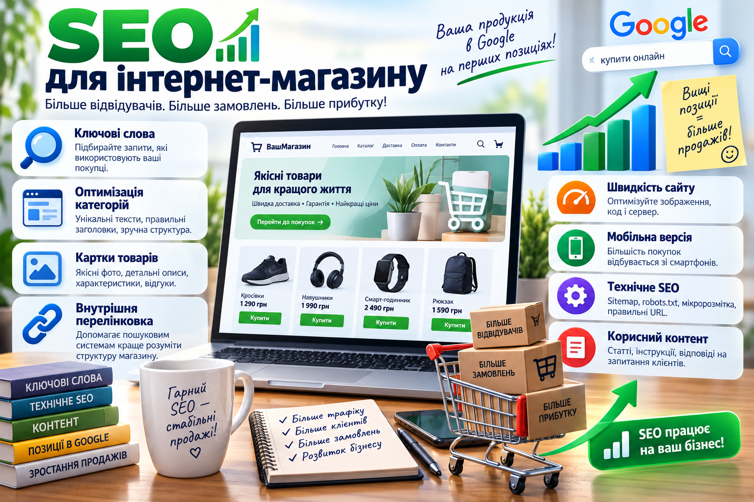 SEO для онлайн-магазину: як отримувати більше органічних замовлень